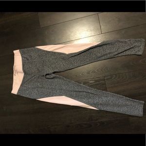 Urban planet pink and gray leggings